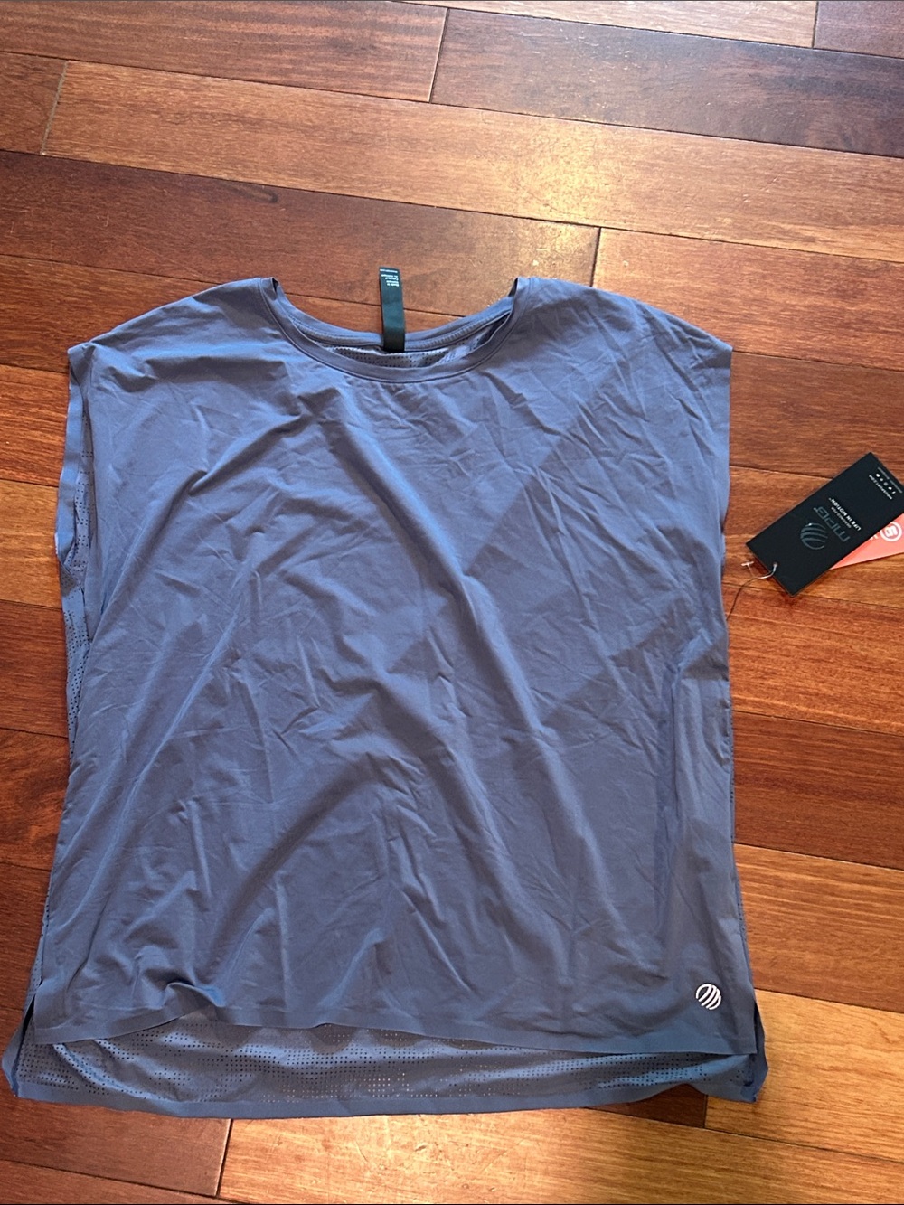MPG Women's Slate Blue Short Sleeve Performance Top